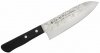 Nóż Santoku 17 Cm Satake Nashiji Black Pakka uniwersalny